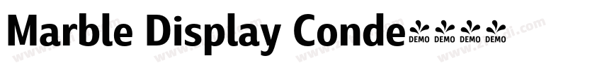 Marble Display Conde字体转换